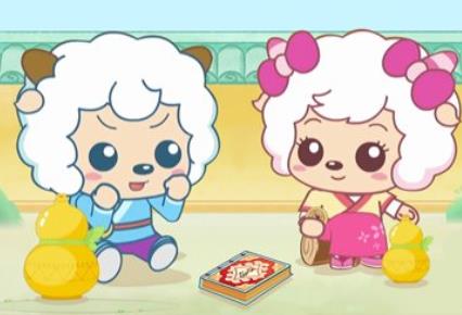 喜羊羊与灰太狼之智趣羊学堂之五奇幻成语书海报